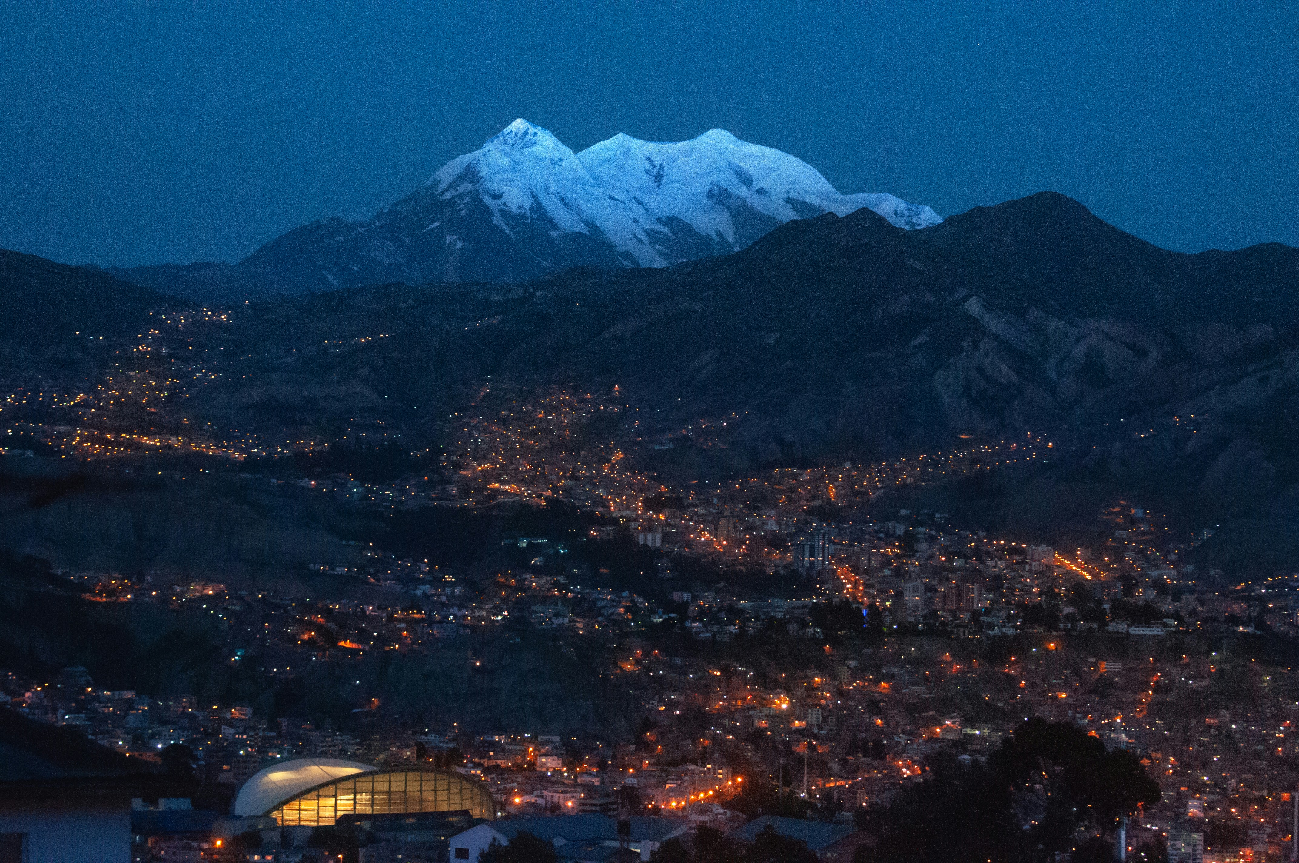 La Paz night lights