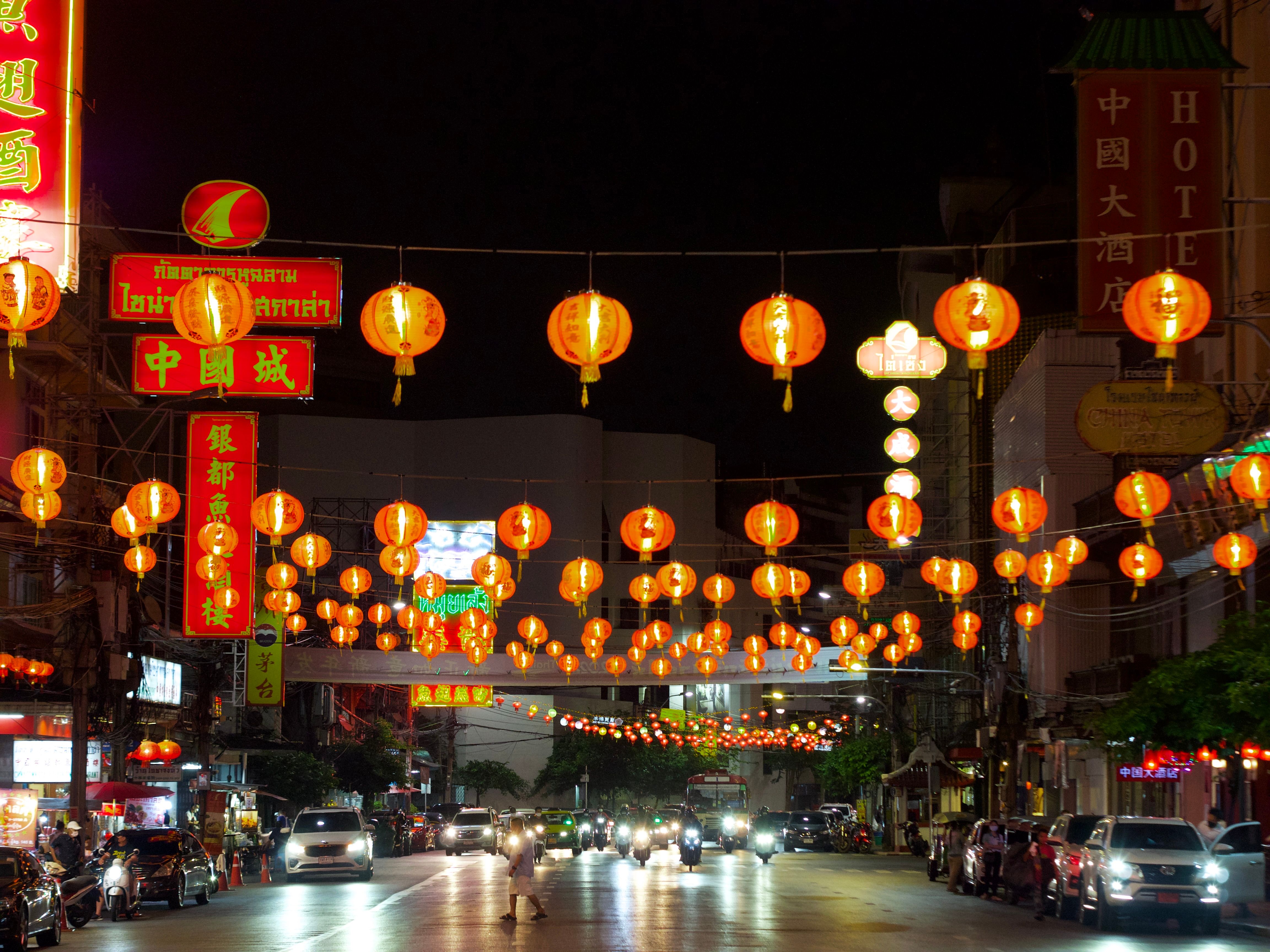 Chinatown Bangkok at night