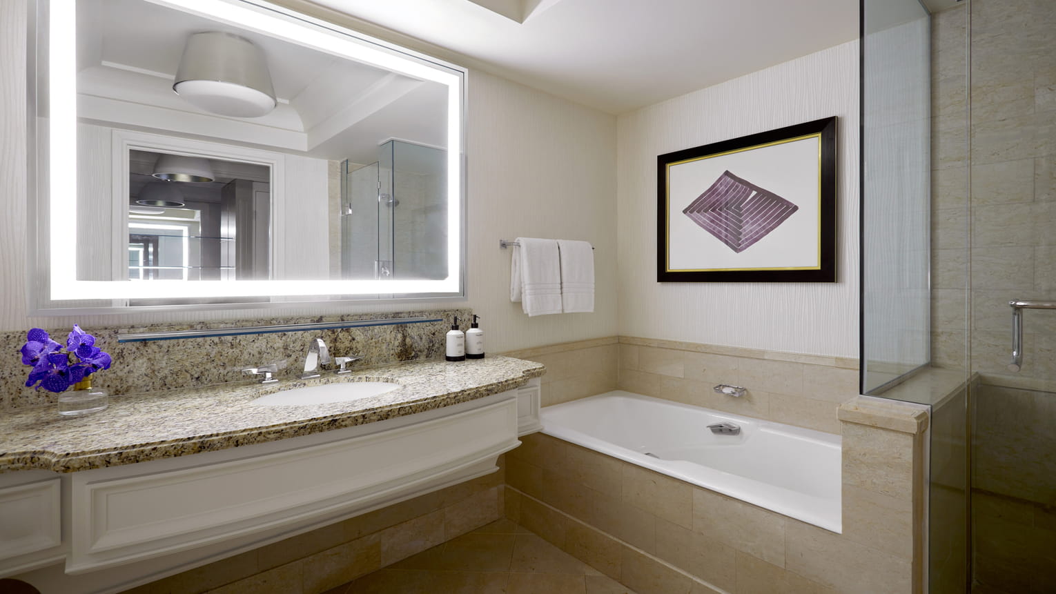 Four Seasons Las Vegas suite bathroom