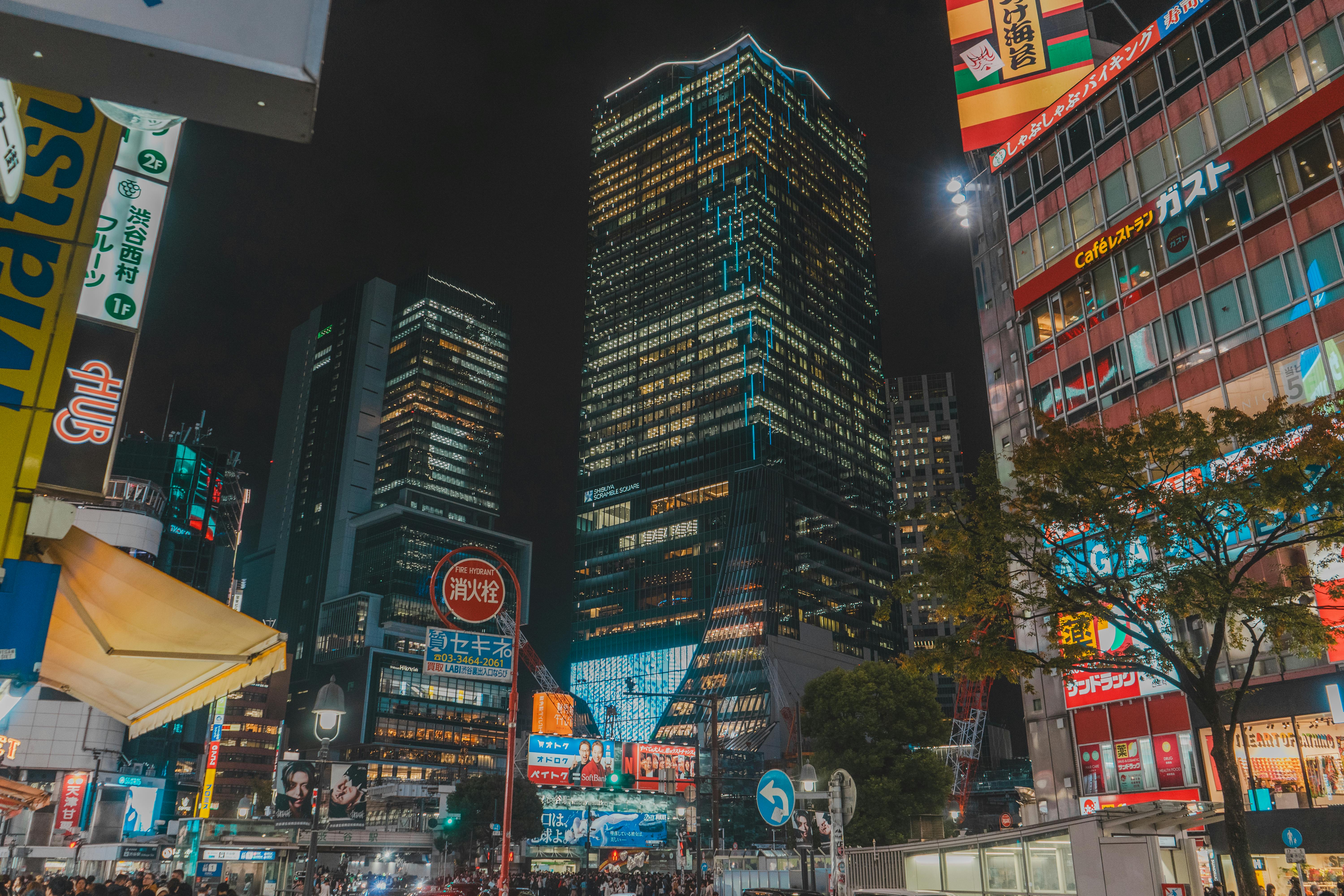 Tokyo city lights