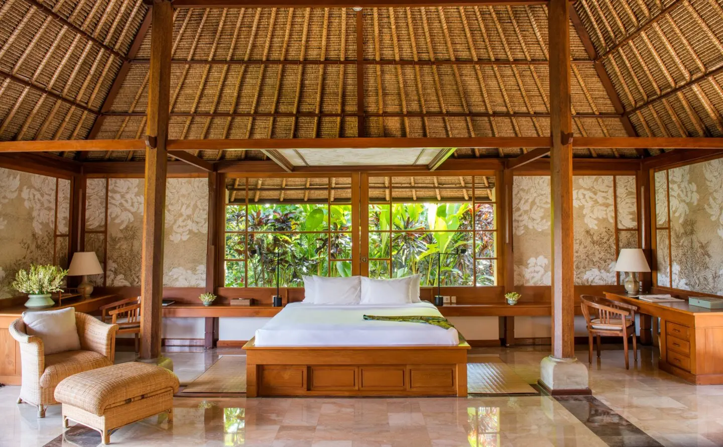 Amandari Ayung Pool Villa bedroom
