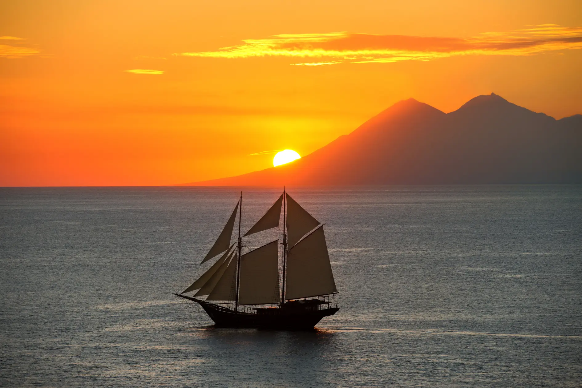 Amandira anchored for the night