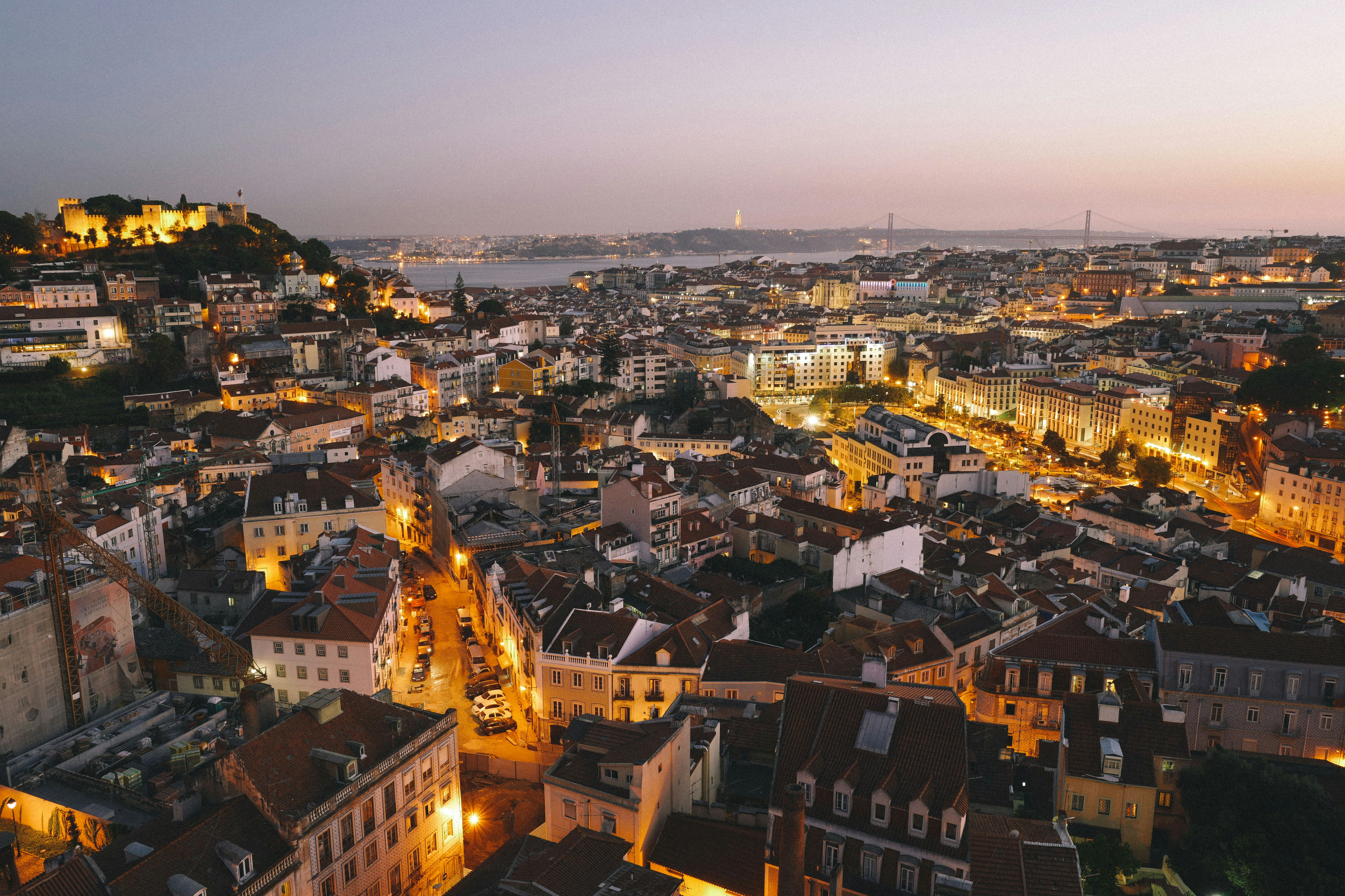 Lisbon Portugal Dusk