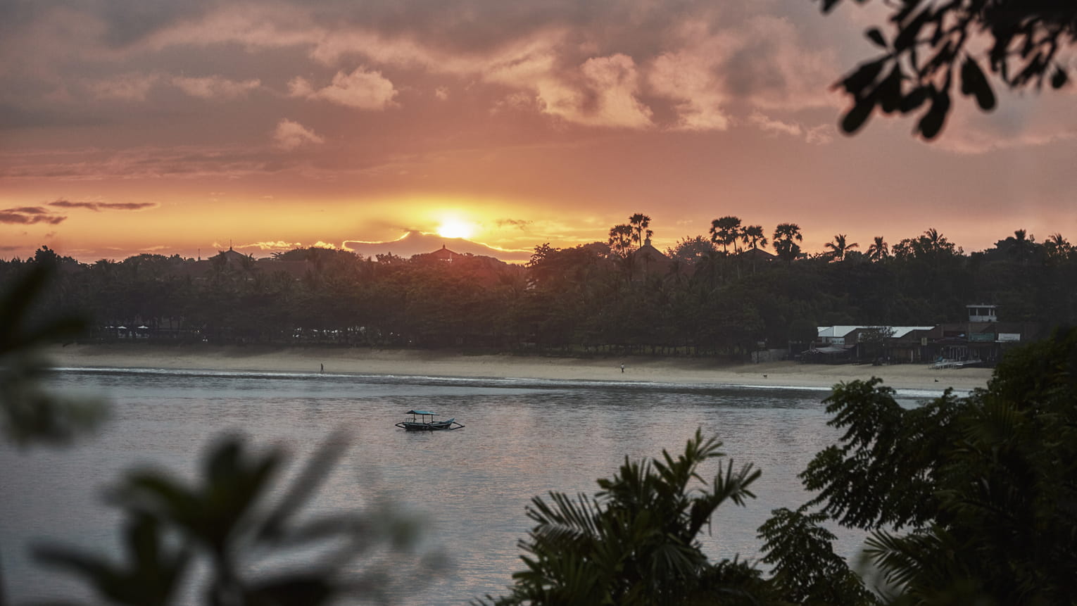 Jimbaran Bay at sunset