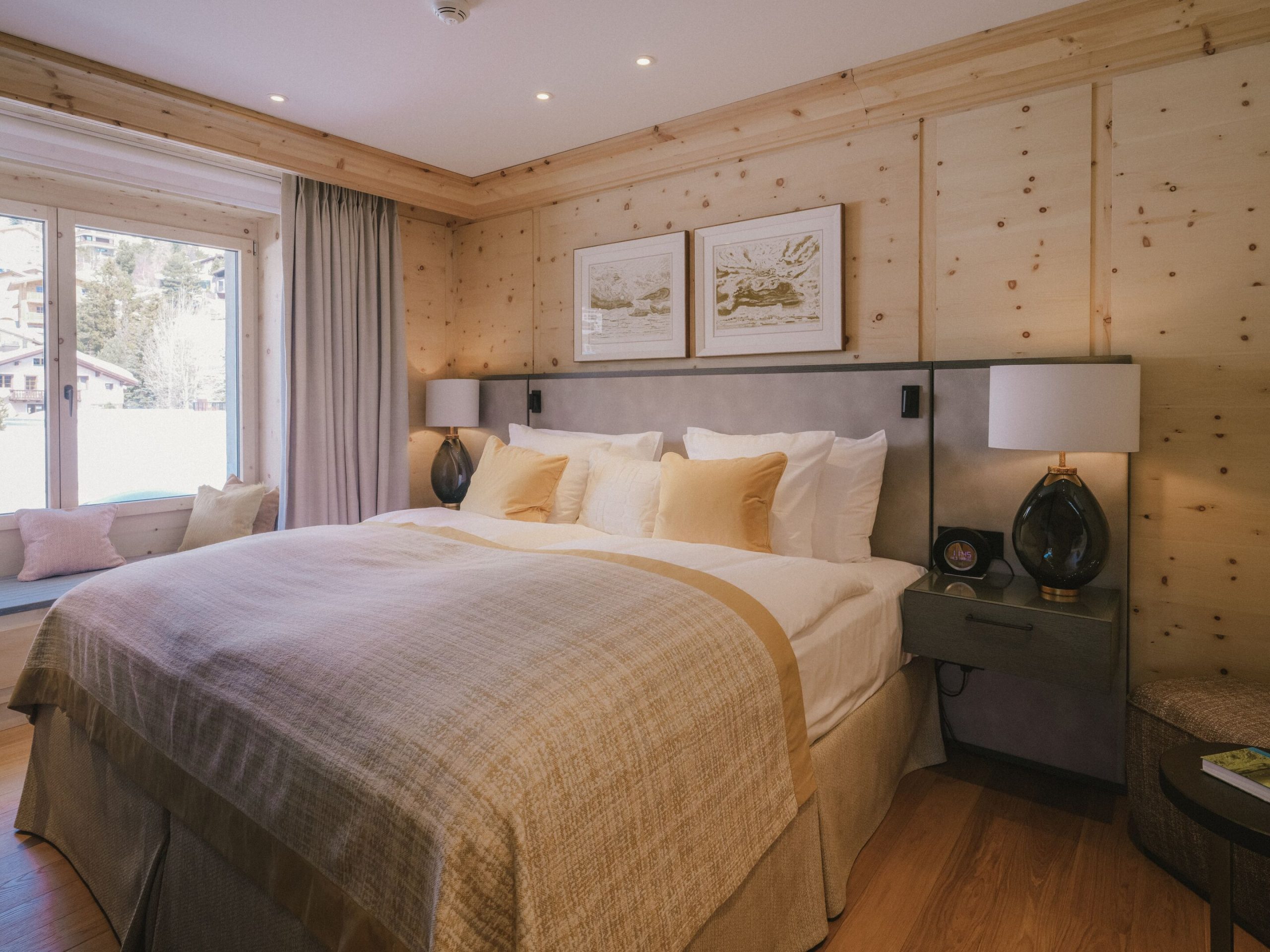 Kulm Hotel suite, St. Moritz